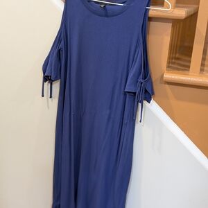 White House Black Market Blue Dress